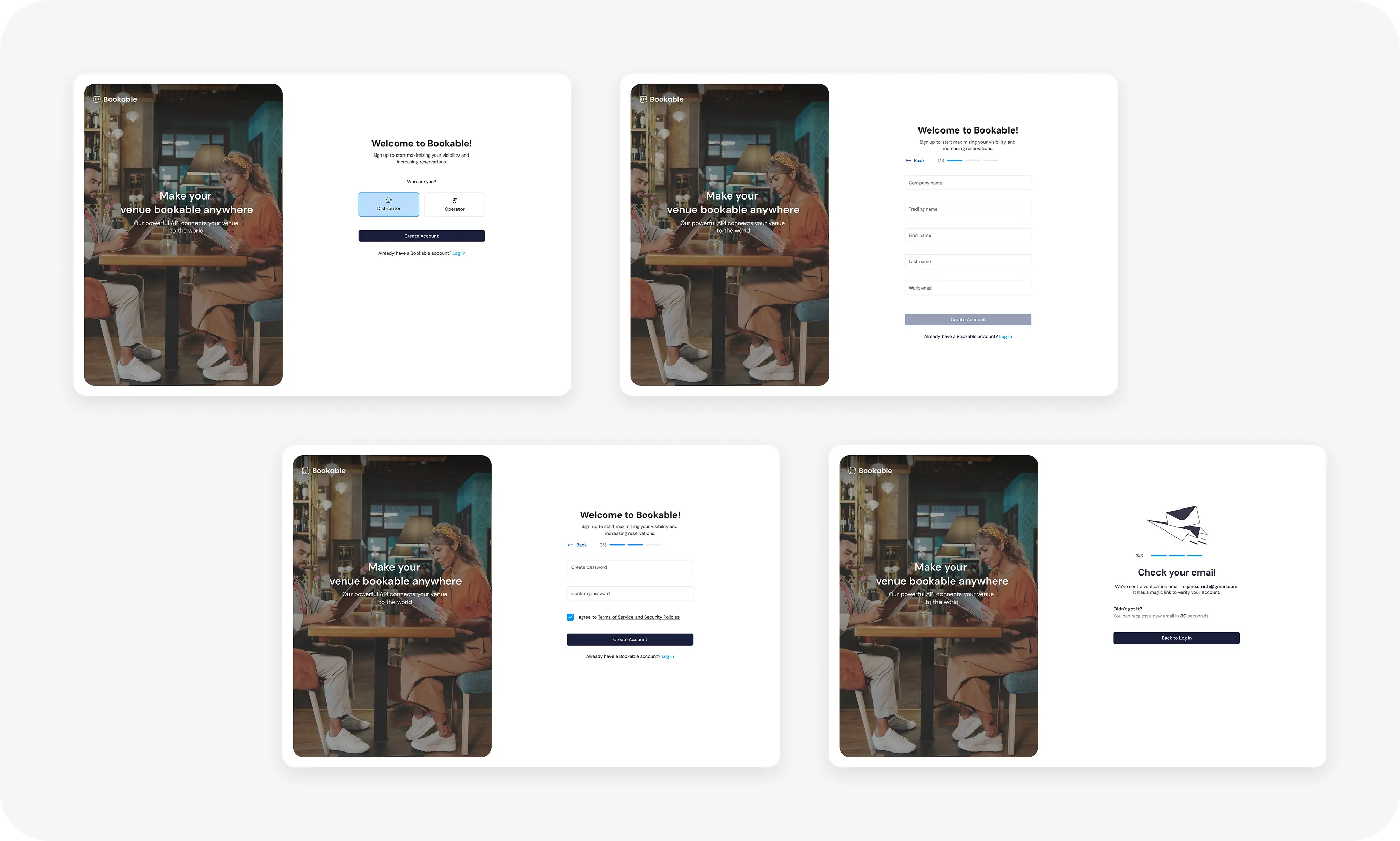 Bookable Sign Up Image
