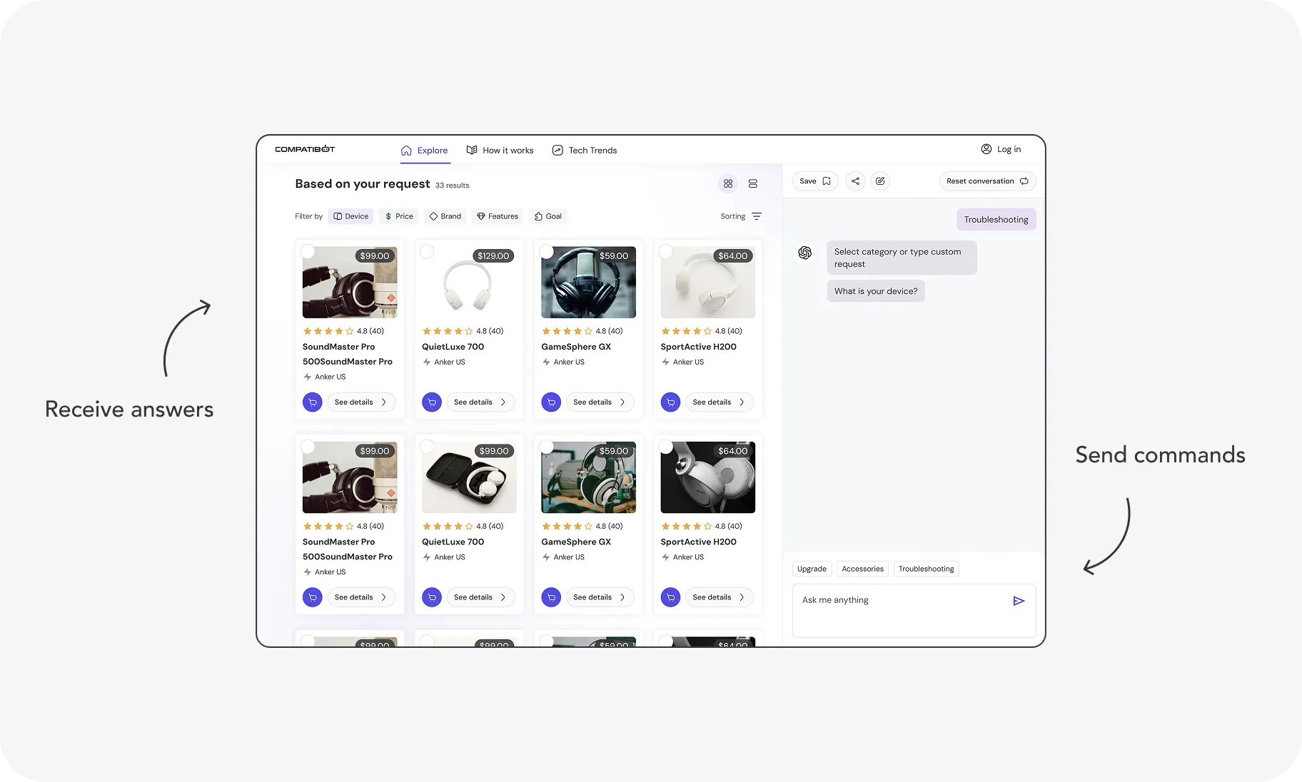 Compatibot UI Design Image 2