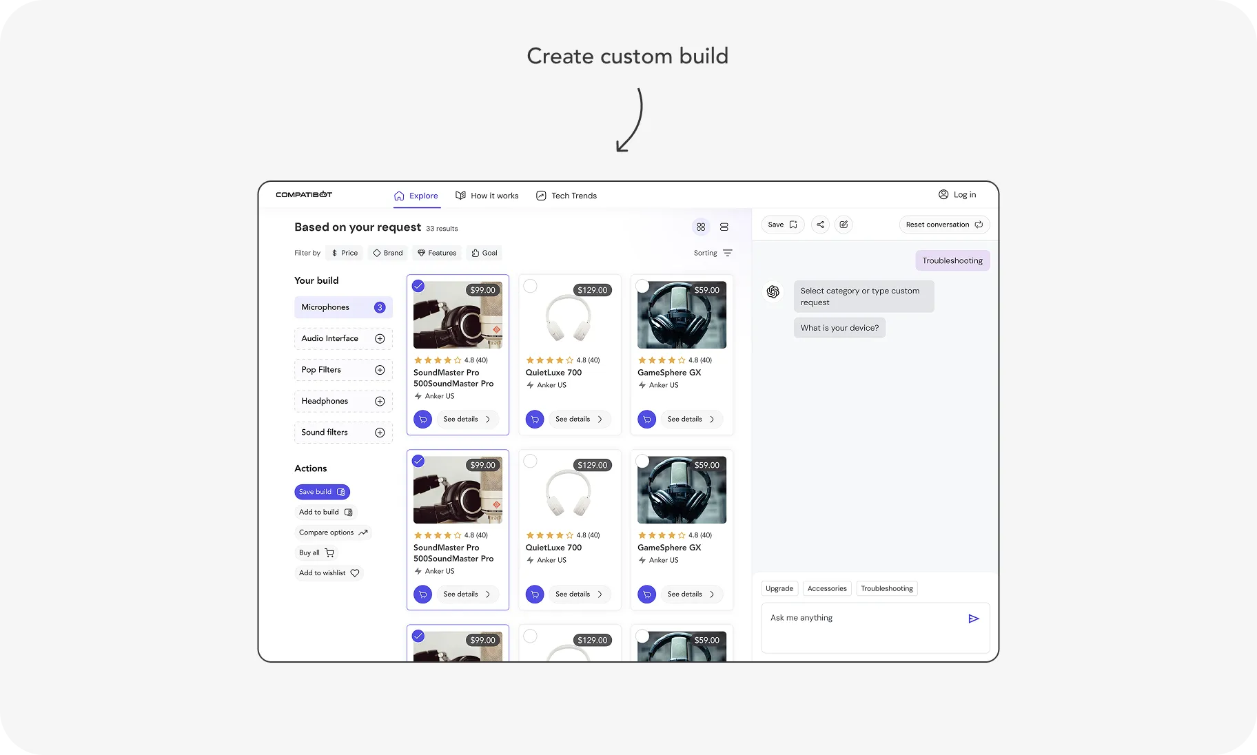 Compatibot UI Design Image 3