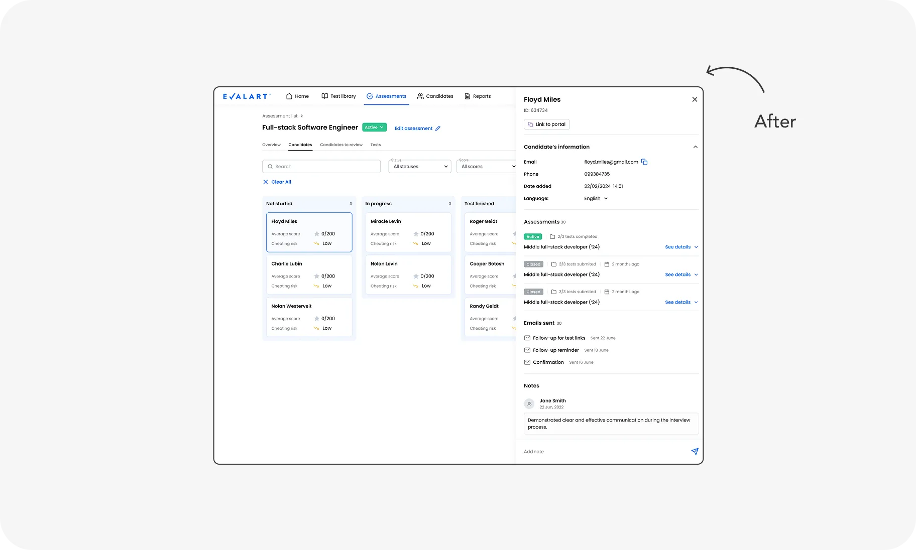Evalart UI Design Image 4